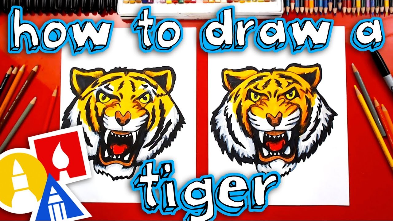 Draw a Tiger Face