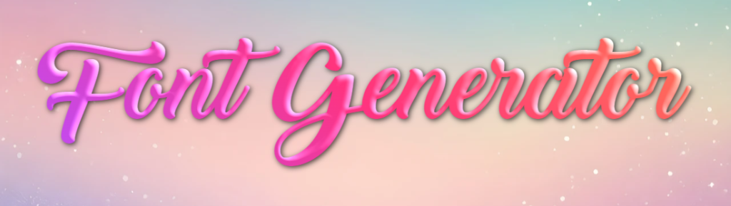 Friends Font Generator